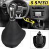 Для Seat Leon II 2005-2012/Seat Toledo III 2004-2009 автомобилей 5/6 скоростной автомобильный рычаг переключения передач ручка с кожаным чехлом
