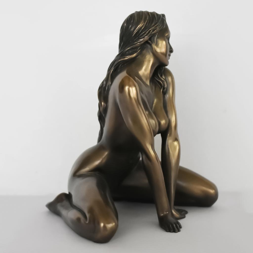 Бронзовая статуэтка-украшение, обнаженная статуэтка-украшение, декоративные изделия из смолы с моделированием персонажей, для рождественского подарка на День святого Валентина, к Новому году