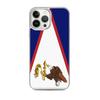 Coque iPhone - Drapeau Samoa Américaines - iPhone 13 Pro Max - Souple - Multicolore - Vertical