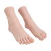 1 Pair Simulation Foot Model Soft Touch Massage Technique Practice Nail Art Display Foot Model for Photography Manicure