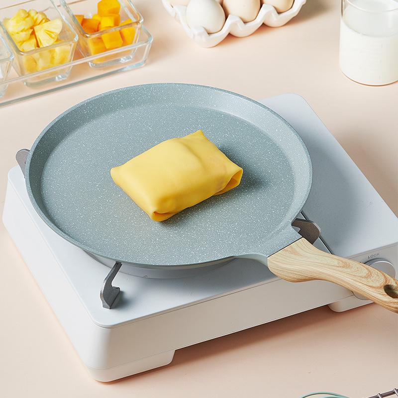 Сковорода с антипригарным покрытием Сковорода из камня Майфан Сковорода для стейка, блинов, омлета Антипригарная посуда Приготовление завтрака Индукционная плита Газовая плита tho