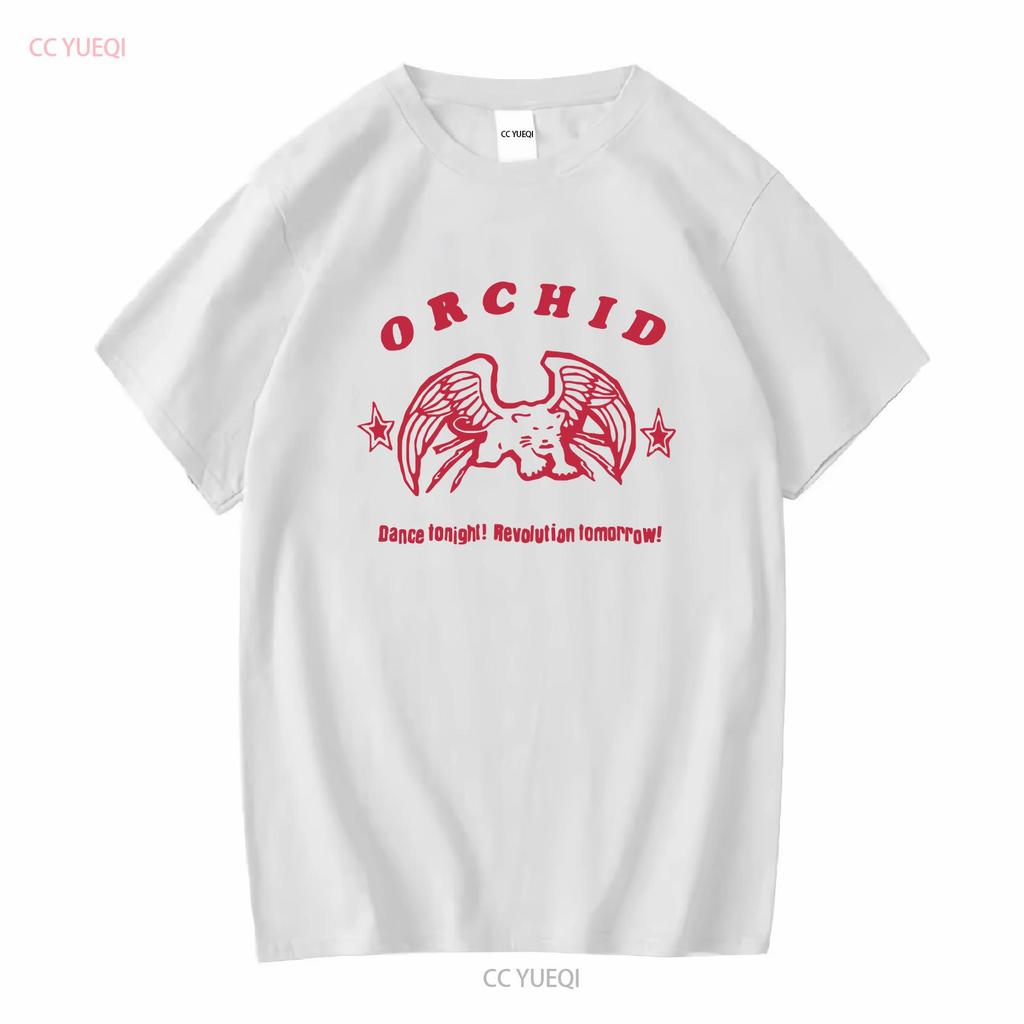 Orchid Dance Tonight T Shirt Screamo Punk Music Ampere Jeromes Dream Raein Y058 vintage Washed Slightly Stretched graphic