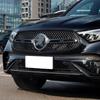 Черная накладка на центральную решетку из АБС-пластика для Mercedes Benz GLC Class X254 2023 + GLC260 GLC300 AMG, автоаксессуары