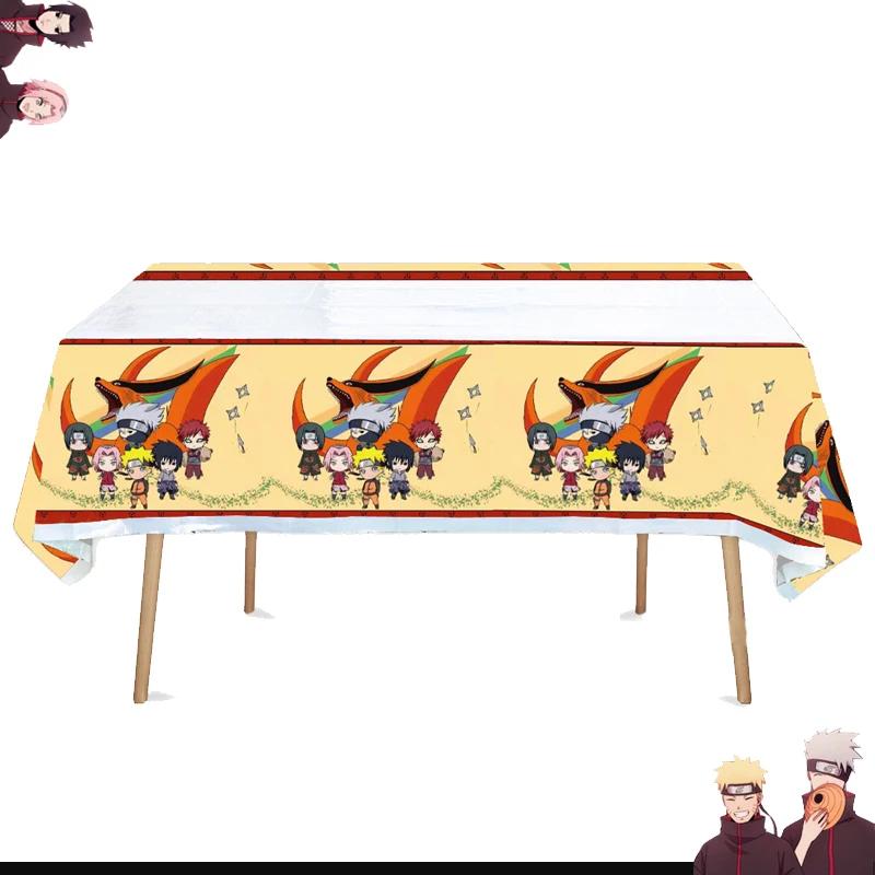 Наруто Декорации Мультяшные День Рождения Деко Повязка на Голову Подарки для Гостей Рюкзак Постер Одноразовая Посуда для Вечеринки Скатерть Тарелки Стаканы