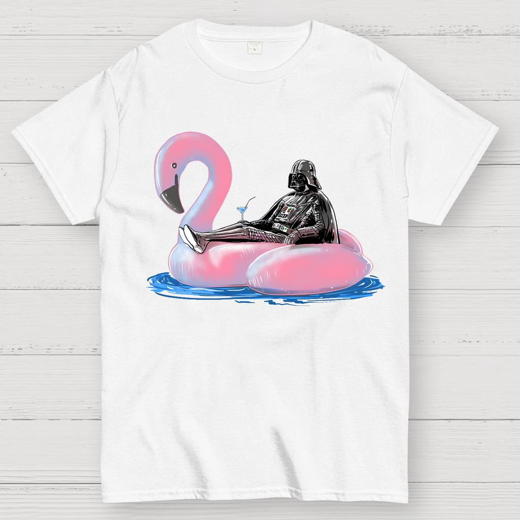 Dark side of the swimming pool Unisex 100% Cotton Summer Casual Cool Loose T-Shirt