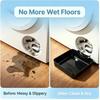 Washing Machine Drain Pan Leak Proof Front Load Easy Install Tray with Reusable Lint Filter Funnel