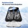 ABEEL For Huawei Pura 80 Ultra Magnetic Case Aluminium Alloy+PC+TPU Hollow Heat Dissipation Phone Cover