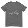 Heartbeat Cat Lover Animal Silhouette Cute Cat Tshirt