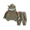 Kids Casual Long-Sleeve Set, Comfortable Daily Wear Outfits