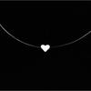 Star Necklace Meteorite Pendant Transparent Fishing Line Invisible Women Zircon Pendants Necklace Jewelry
