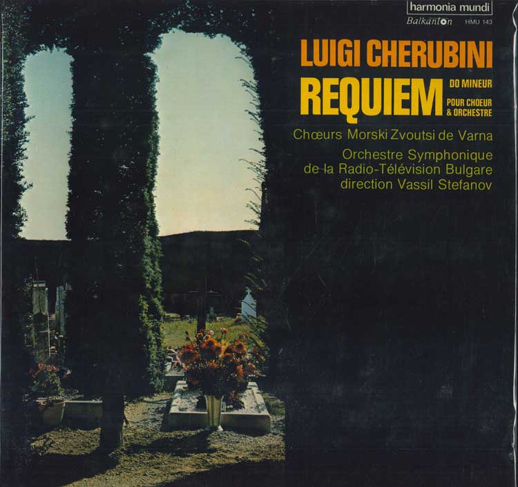 LP Record LUIGI CHERUBINI CHOEURS MORSKI ZVU Requiem Do Mineur Pour Choeur Orc HMU143 HARMONIA MUNDI 1973 France Classical Used
