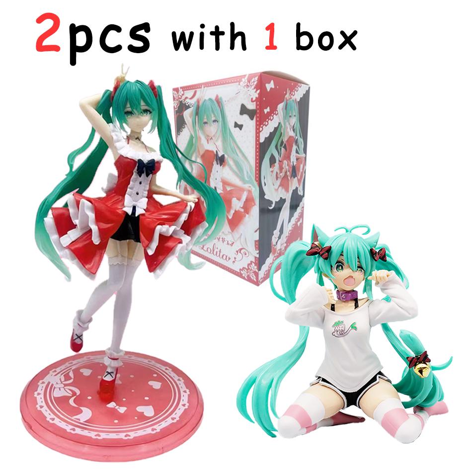 20cm taito fashion hatsune miku country anime figure toys action statuette pvc model collection doll birthday present