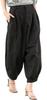 Брюки Аладдин Изи Чино по щиколотку Большой Искусственный Горячий Микро Свободный 237BK4L [Спящая Овца], Брюки, Джоггеры, Расслабленные, Свободные, Повседневные, Женские, Шаровары, Домашние, Зауженные,