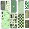 green aesthetic Case For POCO X3 X4 X5 F5 Pro M5s C40 F4 GT F3 Cover For Xiaomi 12T 11T Pro 12 13 Lite 12X