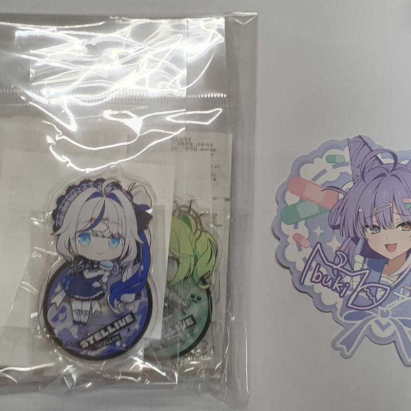 Stellive Animate Клише Мечты Мини Акриловая Подставка Брелок Набор