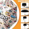 Custom Name Personalized Crayon Shin Print Umbrella, Auto Open Close, 8‑Rib Sturdy Frame, Commute Camping Hiking Use, Birthday Gift