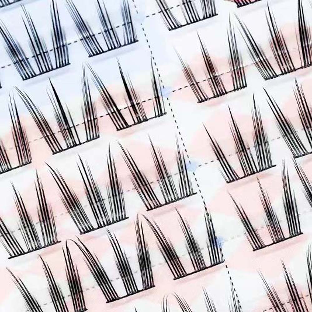Lashes Extension Individual Cluster Eyelashes C Curl Segmented Eyelashes Bundles  Grafting Lashes