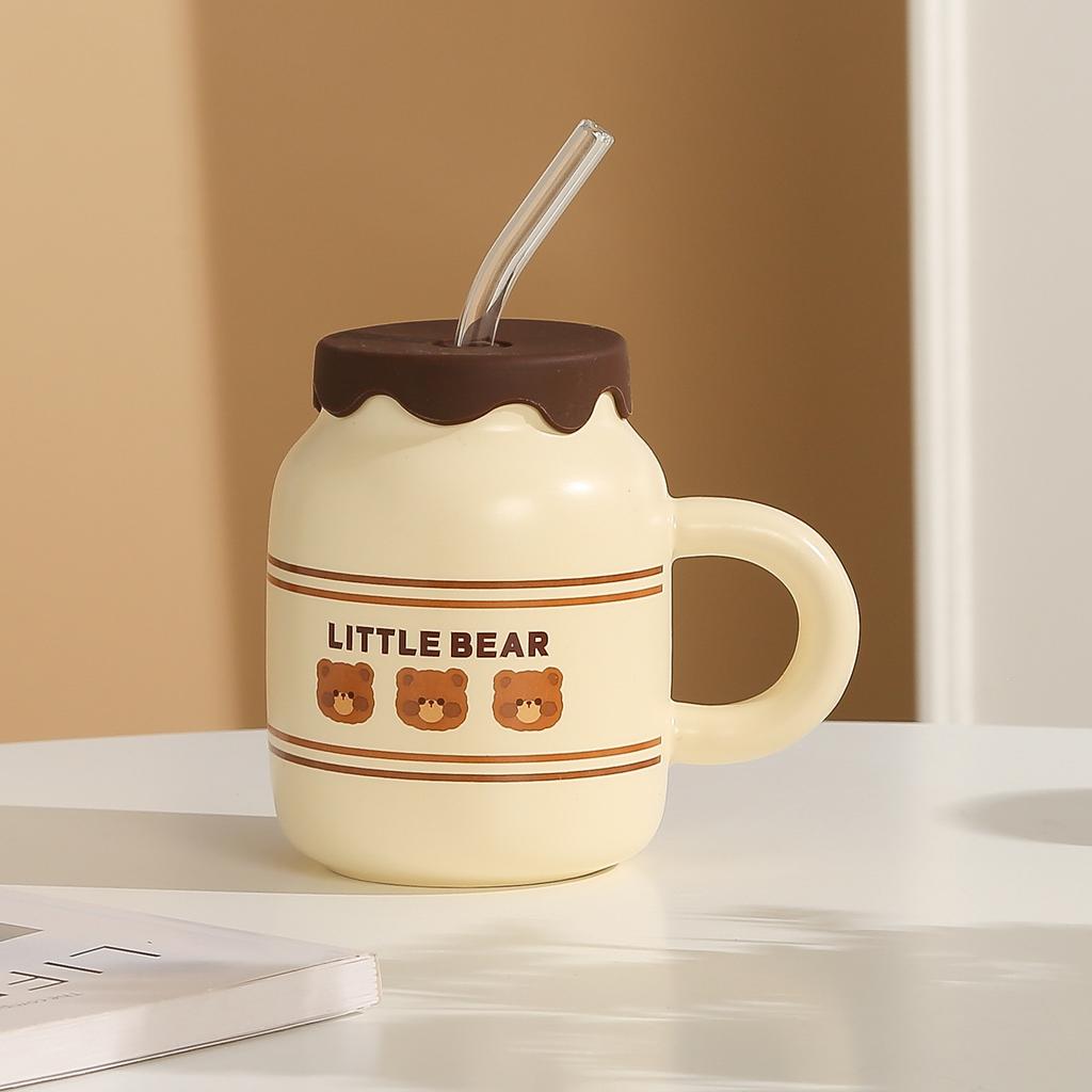 Mug Ceramic Water Cup Creative Gift Event Gift Gift Box Cup Cream Color Store Celebration Advertising