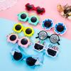 Fruit Design Funny Pineapple Sunglasses Trendy Beach Photo Glasses for Women & Men