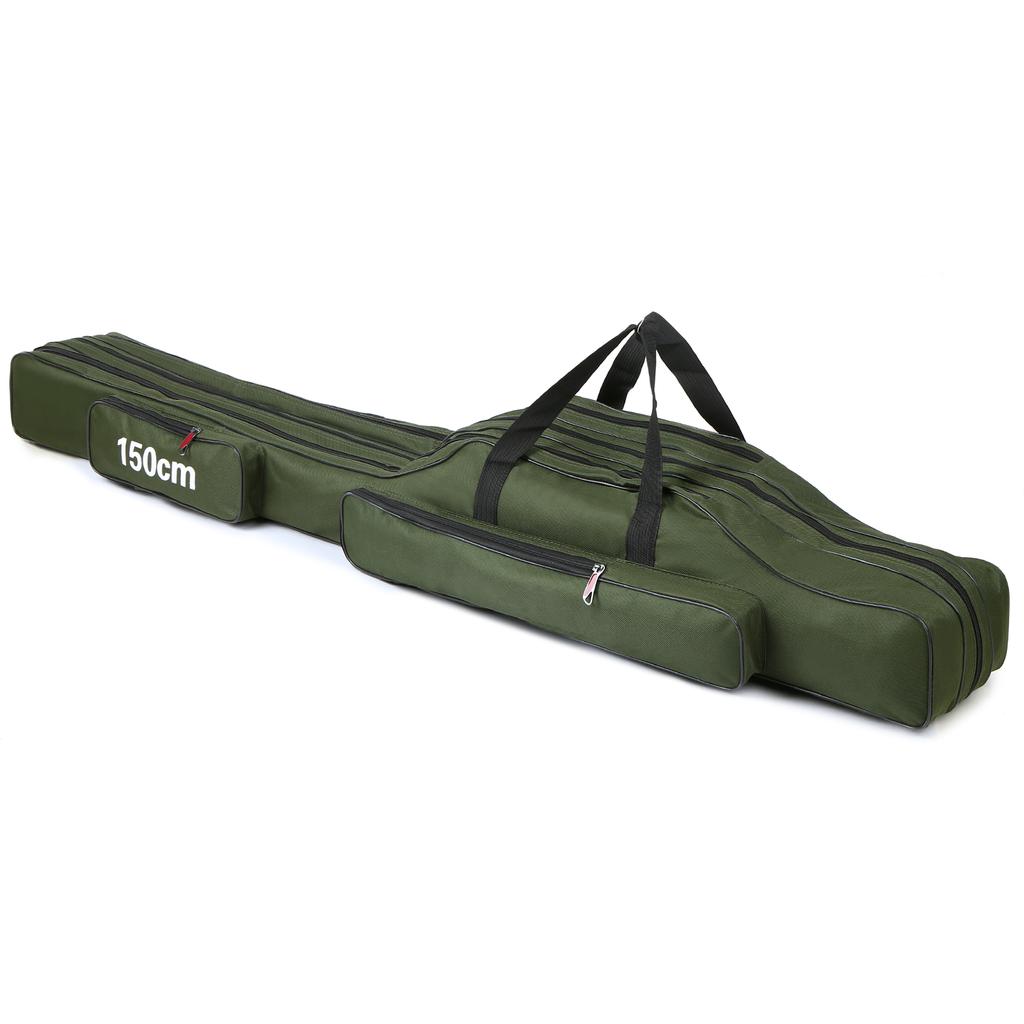 3-слойная сумка для удочек, портативный складной чехол для переноски удилищ, сумка для хранения рыболовных катушек и снастей, рыболовный чехол, сумка для хранения рыболовных снастей