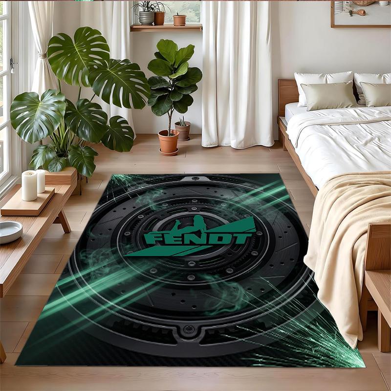 Fendt Print Crystal Velvet Plush Rug Wear?Resistant Anti?Slip Floor Mat For Indoor Household Decoration