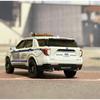Cjafuz1 1:64 2020 Форд Полицейский INTERCEPTOR UTILITY NYPD Металлическая модель автомобиля Коллекционная игрушка Подарок Сувенир Украшение для витрины