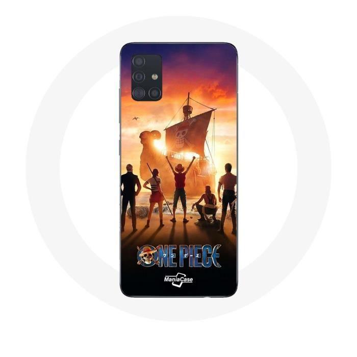 Case - Maniacase - Samsung Galaxy A51 5G - Flexible - Black - One Piece Poster Crews Art Season 1