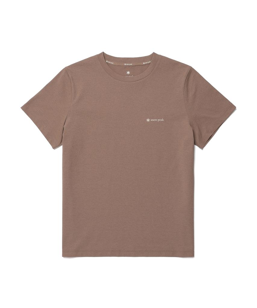 SNOWPEAK APPAREL Женская базовая футболка с коротким рукавом, быстросохнущая (S26Mwtts13) коричневый