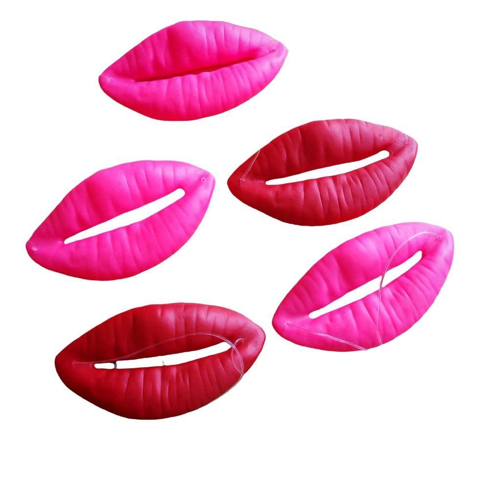 Funny Lips Props Thick Big Mouth Sausage Mouth Decor Creative Big Lips Prank Toys April Fool's Day
