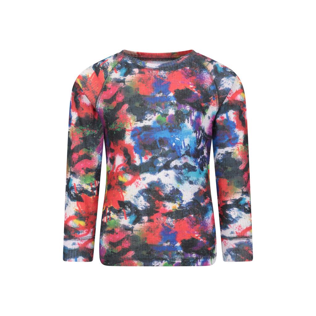 Mountain Warehouse Childrens/Kids Talus Painted Effect Long-Sleeved Base Layer Set