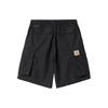 Carhartt WIP SS24 Шорты-карго Grayson свободного кроя с заниженной талией, регулируемые, унисекс, Черный A241010-89-XX