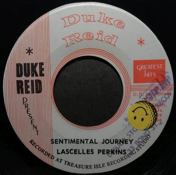7-дюймовая пластинка LASCELLES PERKINS Sentimental Journey NONE Duke Reid Great 1972 Ямайка Регги Ска Даб Б/у