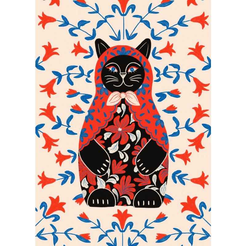 Абстрактное искусство Женщина Настроение Диван Джунгли Пижама Плакат Картина на холсте Смешная повседневная жизнь Настенная картина Гостиная Домашнее украшение