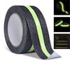 5CM X 5/2M Anti Slip Traction Tape With Glow In Dark Green Stripe Friction Abrasive Adhesive For Stair Tread Step Indoor Outdoor