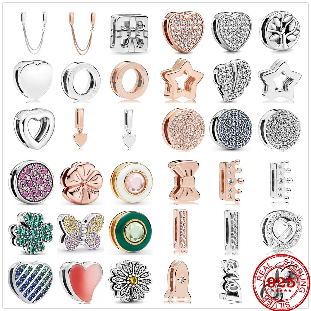 Новые Аутентичные Браслеты Аксессуары Зажимной Шарм подходит для charms Reflections медные бусины Сделай Сам Украшения Высокое Качество