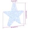 3D Star with 50 LEDs Cool White 55 x 53.5 x 10 cm Acrylic