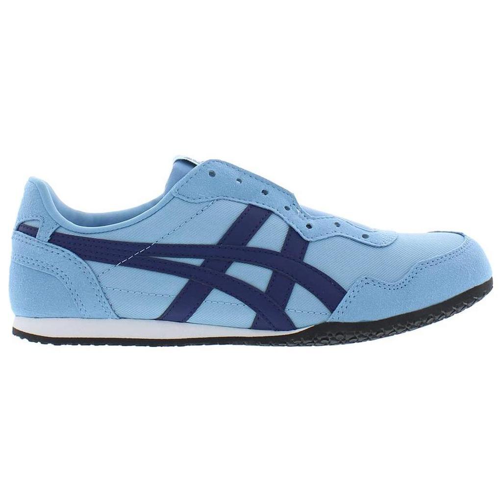 ONITSUKA TIGER Serrano Амортизация Нескользящие Износостойкие Низкие Повседневные Туфли Унисекс Синий 1183A238-400