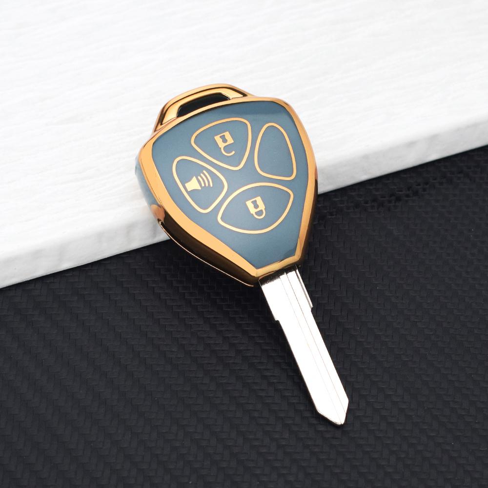 Защитный чехол для ключа автомобиля Toyota Auris Hilux Corolla Fortuner Prado Verso Camry Reiz Yaris Vitz Vios Rav4 Ractis