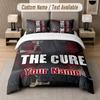Custom Bedding Set The Cure Pattern, Print Name Text 1 Duvet Cover plus 2 Pillowcases Home Textile