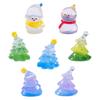 Rolin Roly Transparent Christmas 7 Miniature Cute Craft Micro Landscape Ornaments Christmas Trees, Types, Figurines, Ornaments, Bonsai, Garden,