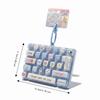 Colorful Fidget Keychain Toy Keycap Clicker Keyboard Keychain 26 Button Keychain Toy  Holiday Gift
