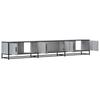 TV Stand in Grey Sonoma 240 x 35 x 41 cm Particleboard