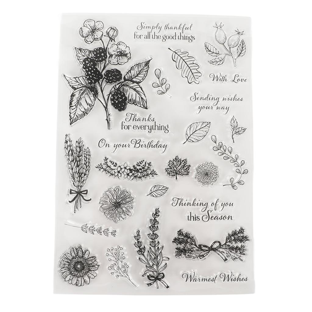 Прозрачные штампы, прозрачный отпечаток, несколько узоров, перерабатываемый прозрачный штамп для изготовления приглашений, декабрь