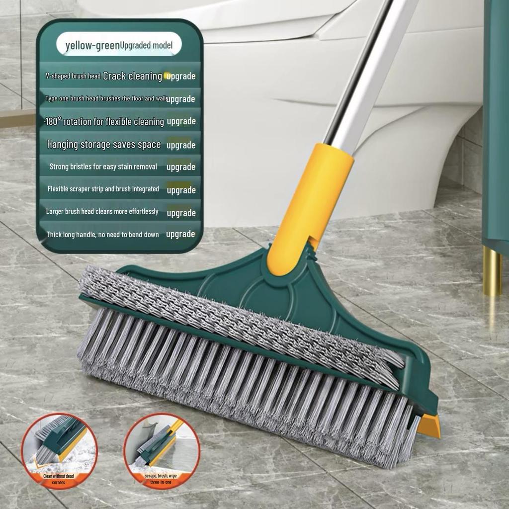 Long Handle Bathroom Floor and Crevice Scrub Brush