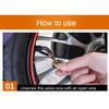 400ml Tire Sealant Tire Repair Kit Non-destructive Environmental Fast Flat for Small Medium Wheeled Road Vehicles