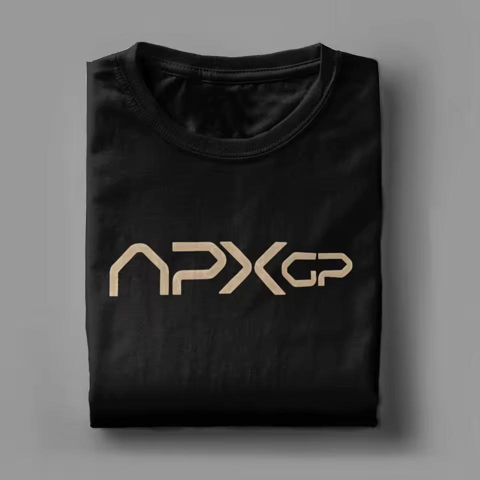 Лето 2026 APX GP A-Apex Мужские женские футболки Модная футболка с коротким рукавом и круглым вырезом 3XL Одежда