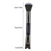 Nose Contour U-Shaped Makeup Brush For Sculpting And Defining Double Head Foundation Highlighter Brush Nose Shadow Brush