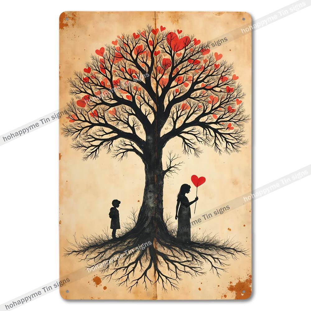 Retro Metal Tin Signs Man Cave Mom Karaoke Family Love Decor Wall Art Vintage Home Decoration