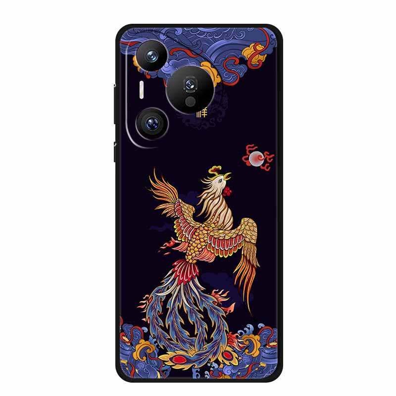 Чехол для телефона Huawei Pura 70 Pro с рельефной текстурой в стиле ретро - Мягкий цветной стиль