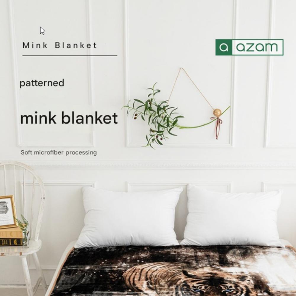 Премиальный норковый плед (Супер Односпальный Размер 150*200см)